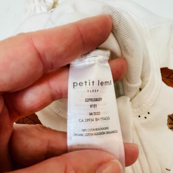 NWT Petit Lem 9M Fall Leaves Footie - Picture 6 of 6